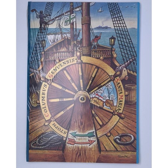 HOW COLUMBUS DISCOVERED AMERICA Pop-Up Vojtech Kubasta Bancroft & Co. Fine L1 - Picture 1 of 11